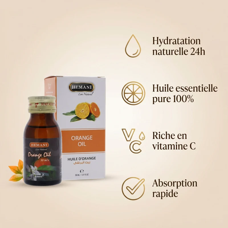 Huile d’Orange Hemani 30 ml