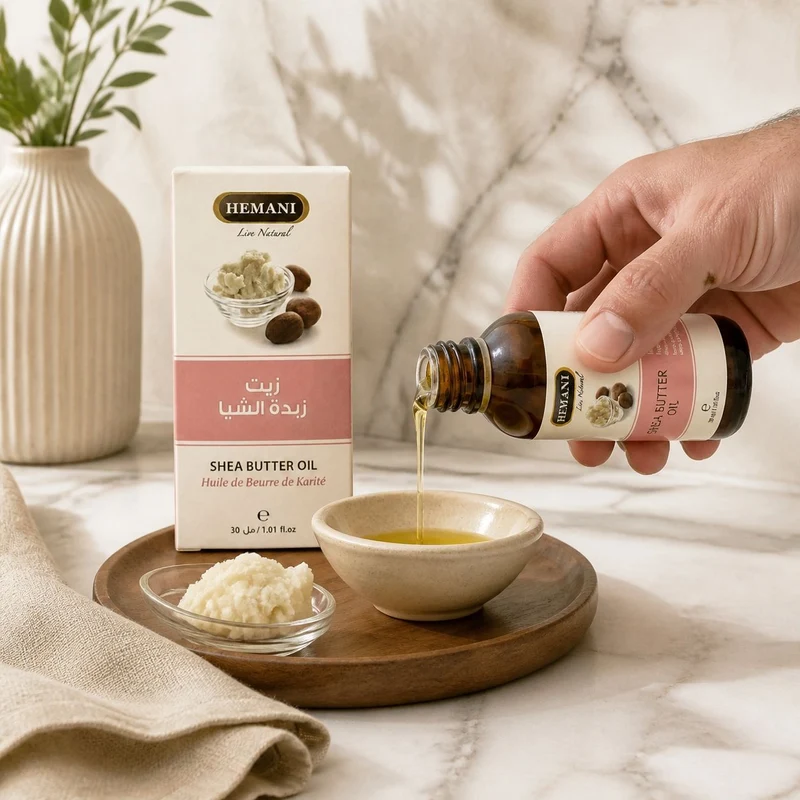 Huile de Beurre de Karité 30ml Hemani Naturel