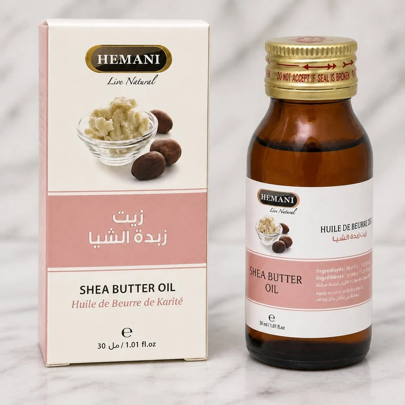 Huile de Beurre de Karité 30ml Hemani Naturel