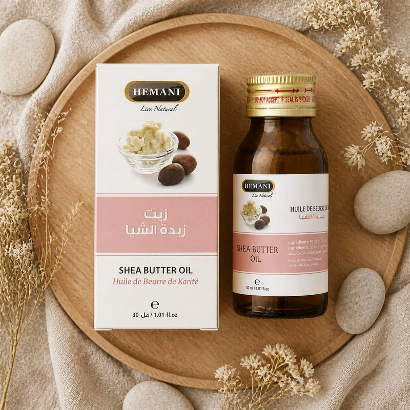 Huile de Beurre de Karité 30ml Hemani Naturel