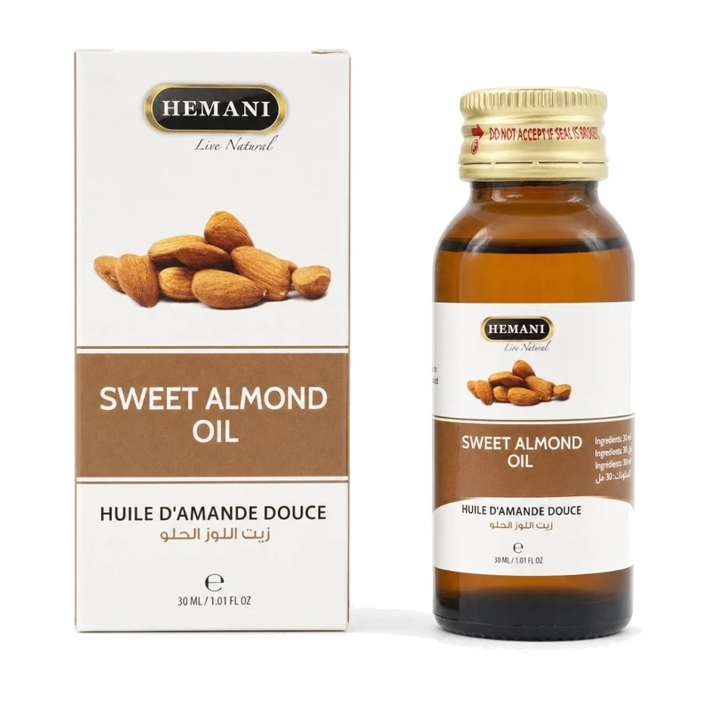 Huile d'Amande Douce 30ml Hemani Naturel