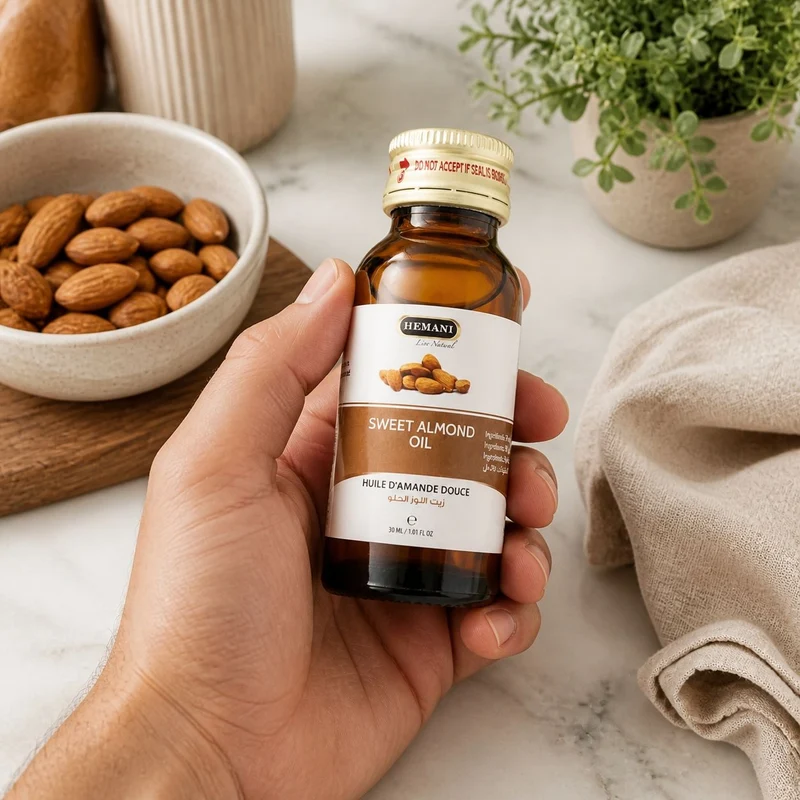 Huile d'Amande Douce 30ml Hemani Naturel