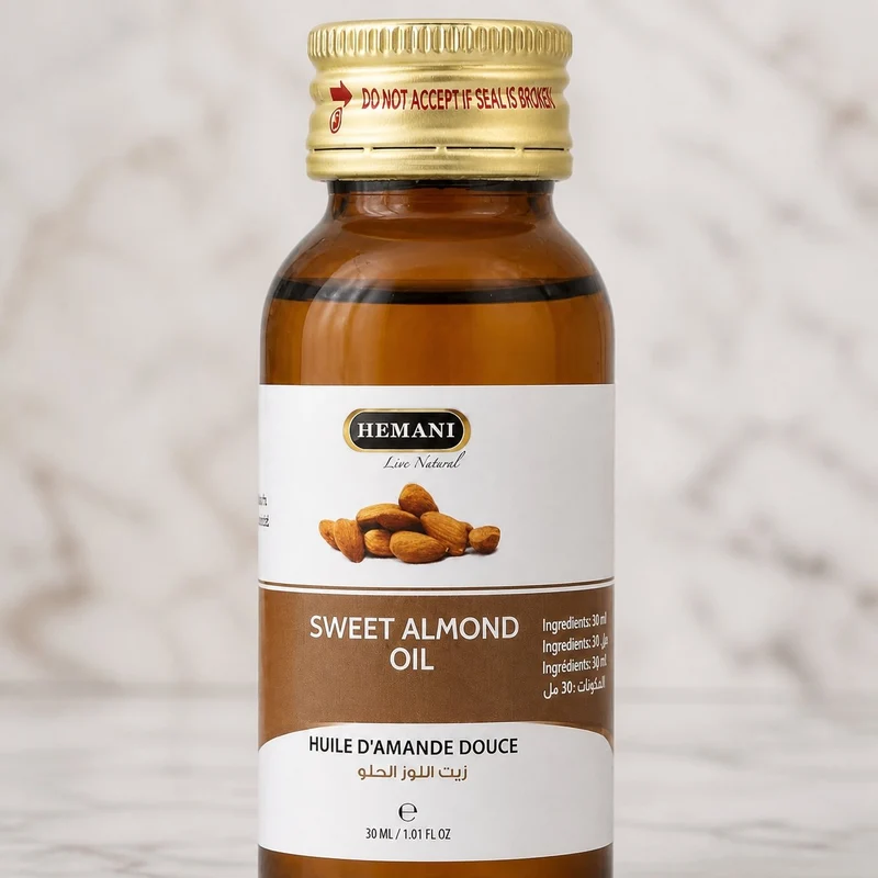 Huile d'Amande Douce 30ml Hemani Naturel