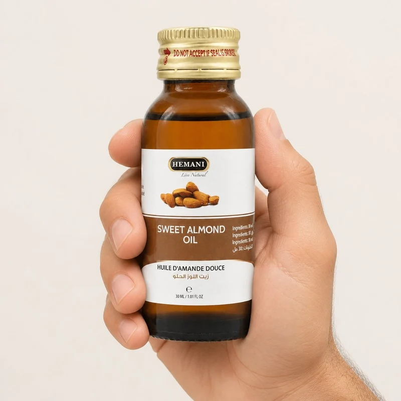 Huile d'Amande Douce 30ml Hemani Naturel