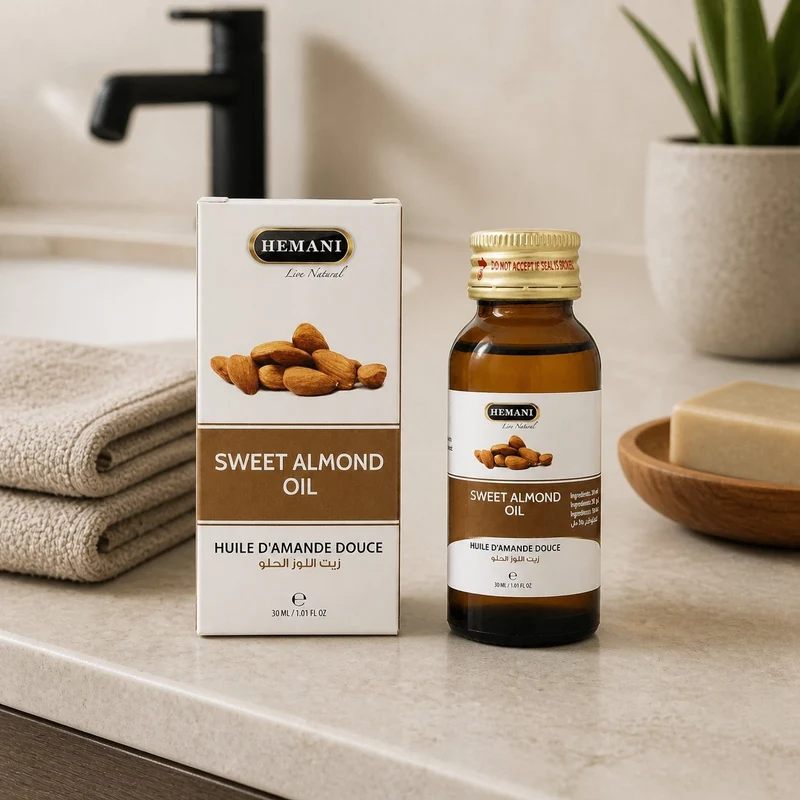 Huile d'Amande Douce 30ml Hemani Naturel