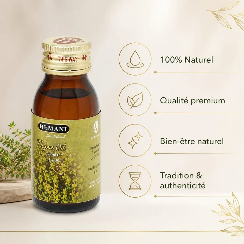 Huile de Thym 30ml Hemani Naturel
