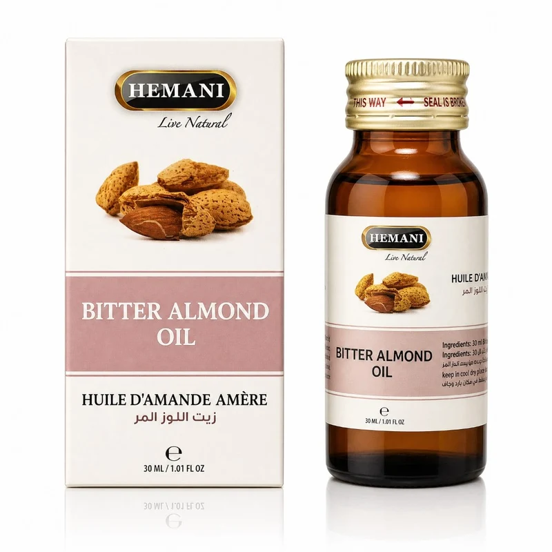 Huile d'Amande Amère 30ml Hemani