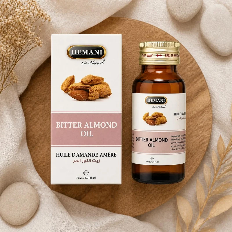Huile d'Amande Amère 30ml Hemani