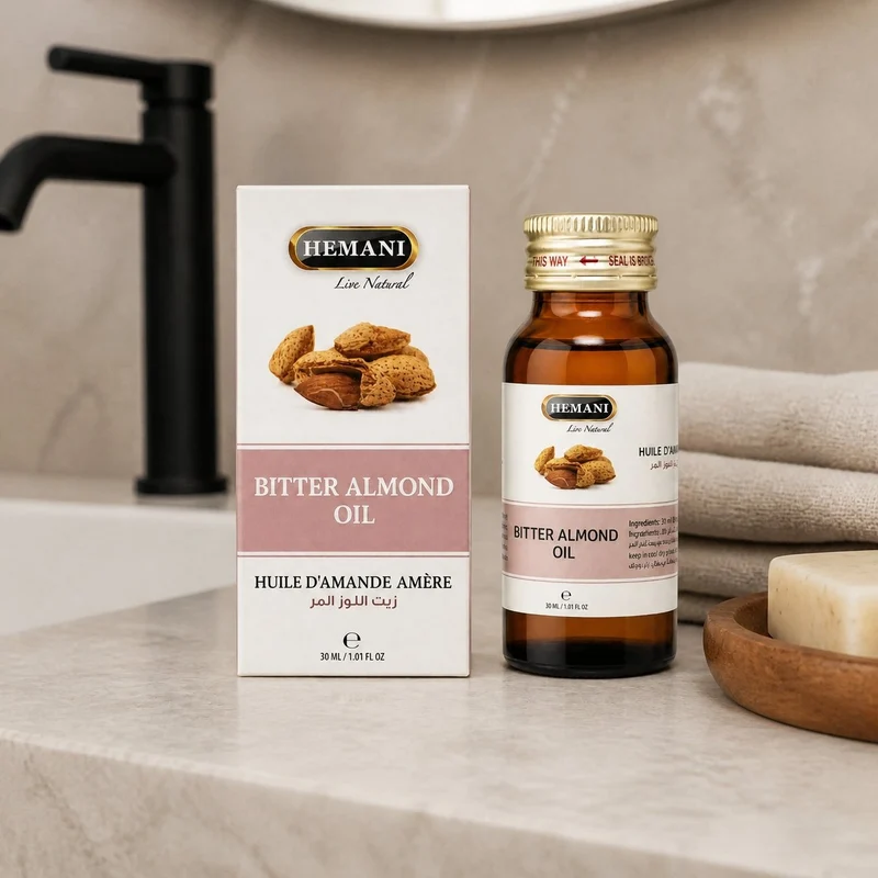 Huile d'Amande Amère 30ml Hemani