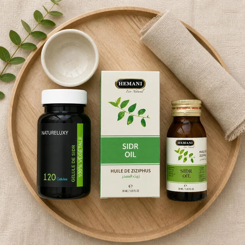 Pack 120 gélules de Sidr + Huile de Sidr 30mL Hemani