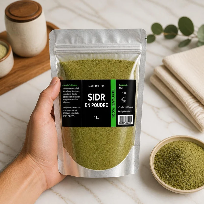 Pack Sidr 2 kg — Poudre + Feuilles de Jujubier