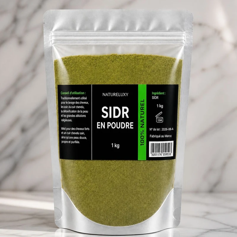 Pack Sidr 2 kg — Poudre + Feuilles de Jujubier