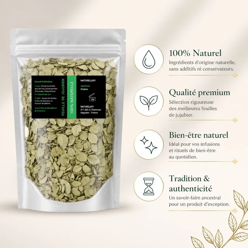 Pack Feuille de Sidr 100g + Poudre de Sidr 80g (Feuilles de Jujubier)