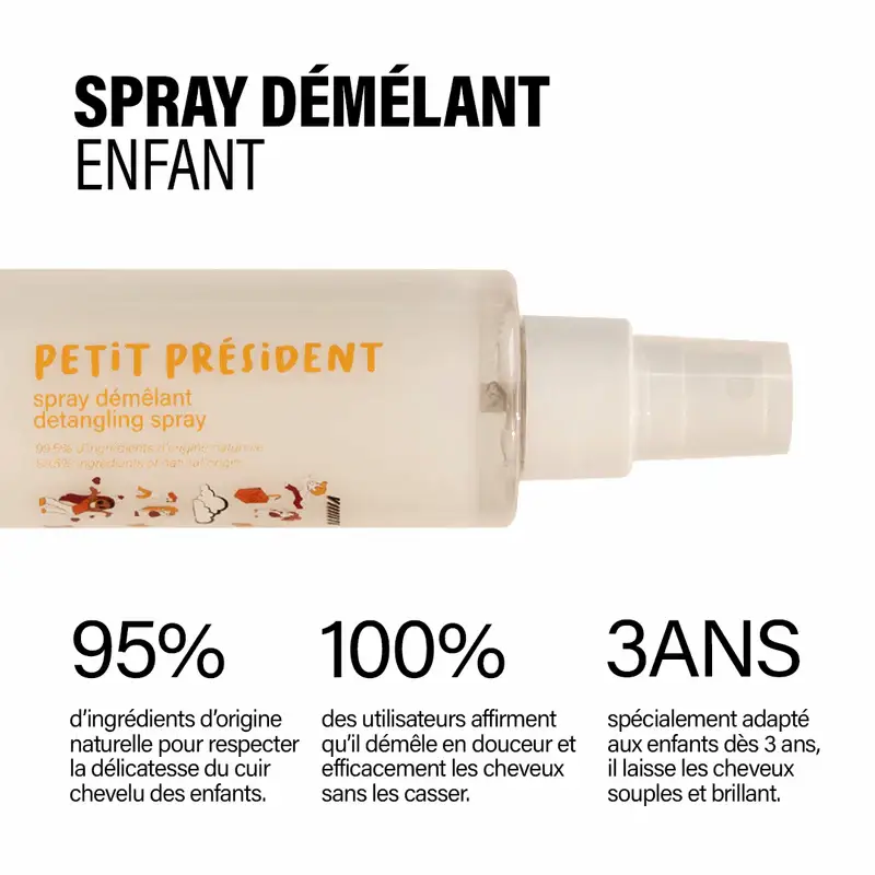Spray Démêlant Enfant dès 3 ans - Madame La Présidente