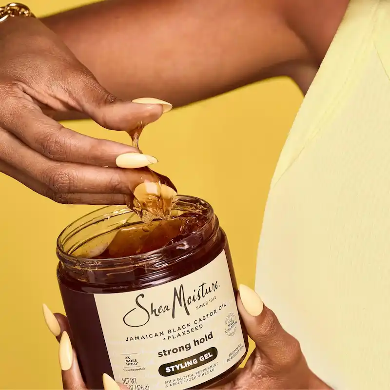 Gel Coiffant Fixation Forte - Shea Moisture Jamaican Black Castor Oil