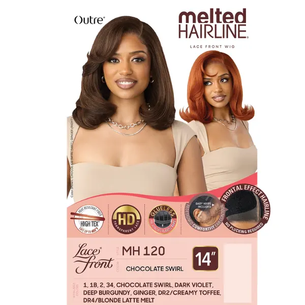 Perruque Lace Front Melted Hairline MH 120 - Outré