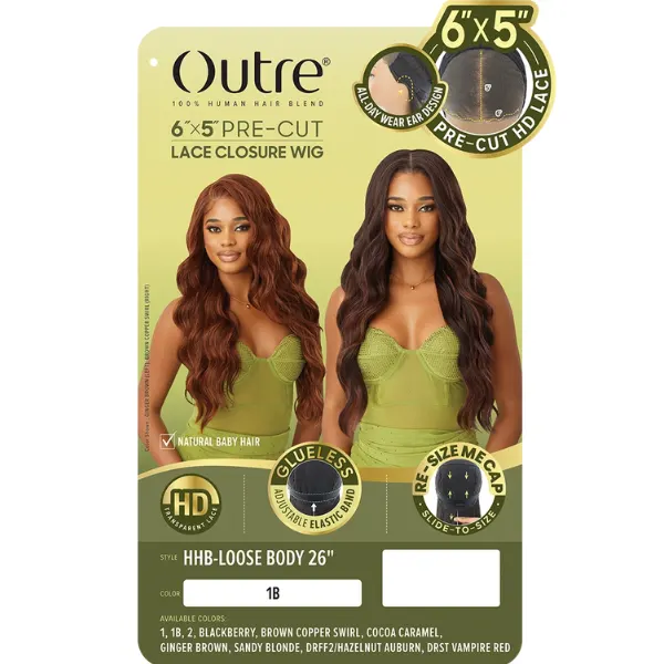 Perruque Lace Closure 6X5 Pre-Cut Loose Body 26'' - Outré