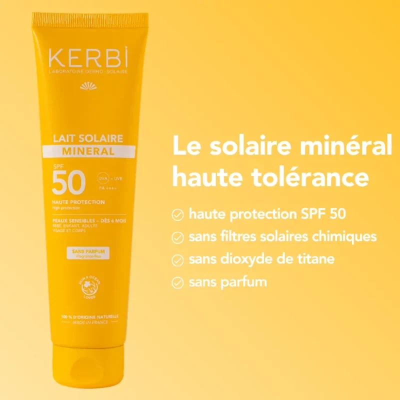 Lait Solaire SPF50 - Sans parfum dès 6 mois