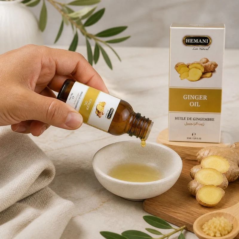 Lot de 2 Huile de Gingembre 30mL 100% Naturelle Hemani