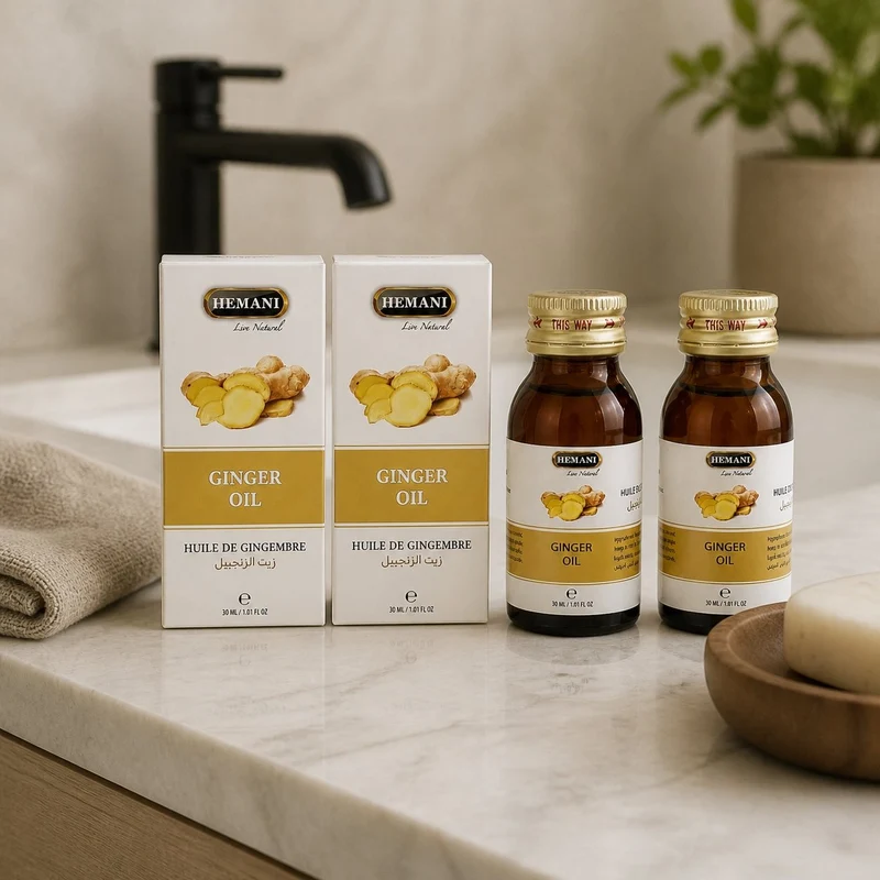 Lot de 2 Huile de Gingembre 30mL 100% Naturelle Hemani