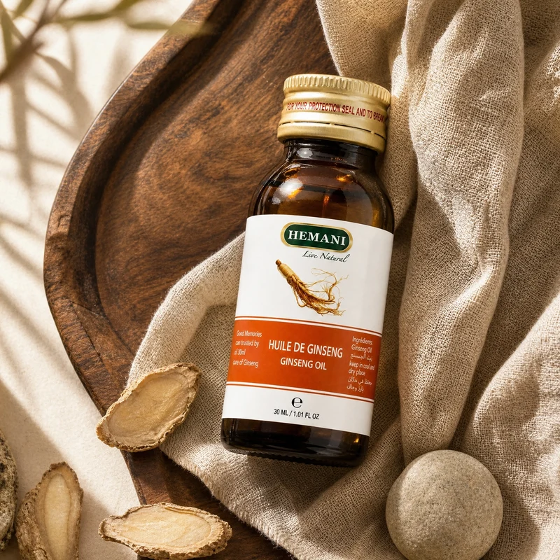 Huile de Ginseng Hemani 30 mL