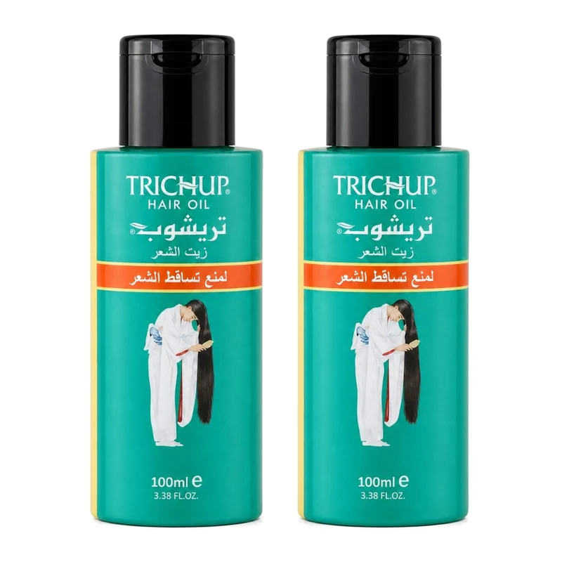 Lot de 2 Huile Anti-Chute Soin Indien Trichup 100mL