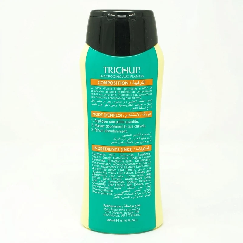 Shampoing Anti-Chute Trichup 200 mL Sans Sulfate – Amla Réglisse Bhringaraj