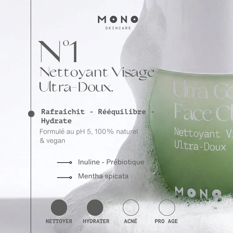 N°1 Recharge Nettoyant Visage Ultra-doux