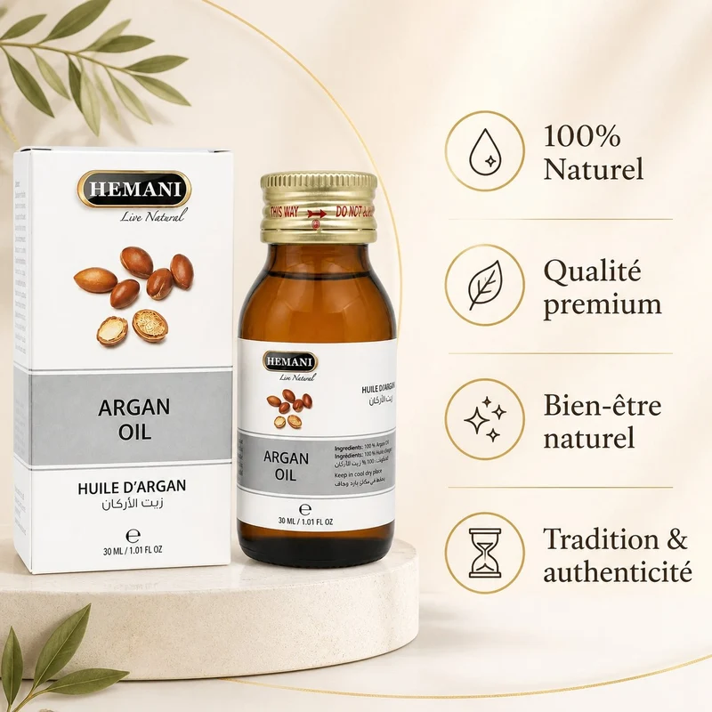 Huile d'Argan 30mL Hemani