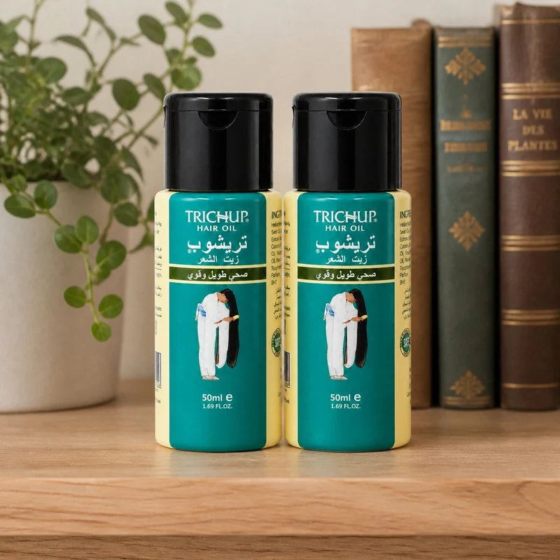 2 Huile Favorise la Pousse des Cheveux Soin Indien Trichup 50mL