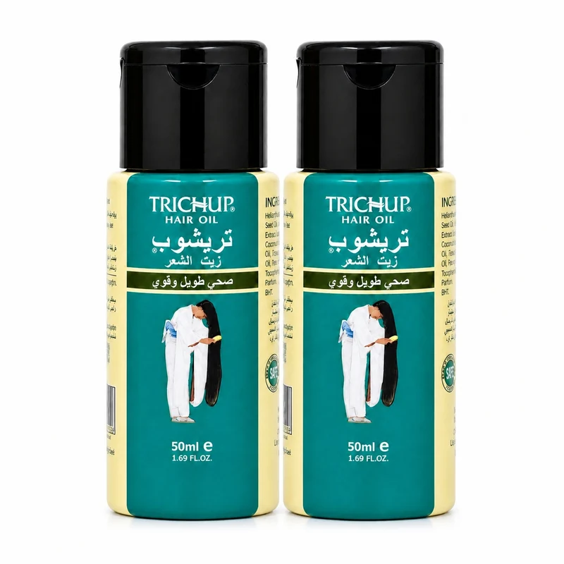 2 Huile Favorise la Pousse des Cheveux Soin Indien Trichup 50mL