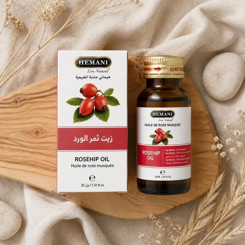Huile de Rose Musquée 30mL 100% Naturelle Hemani