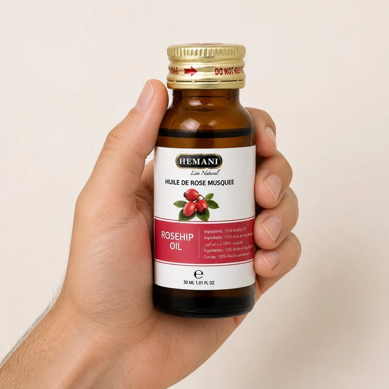 Huile de Rose Musquée 30mL 100% Naturelle Hemani