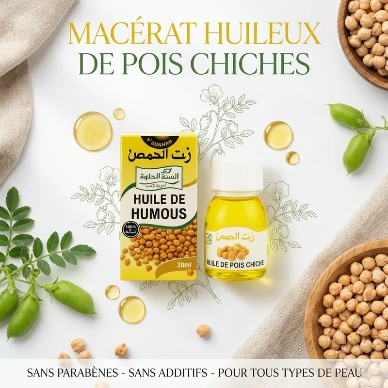 Huile de Pois Chiche 30mL 100% Naturelle