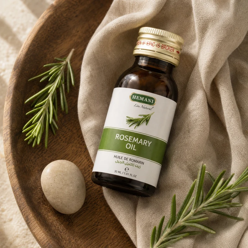 Huile de romarin 30mL 100% Naturel Hemani