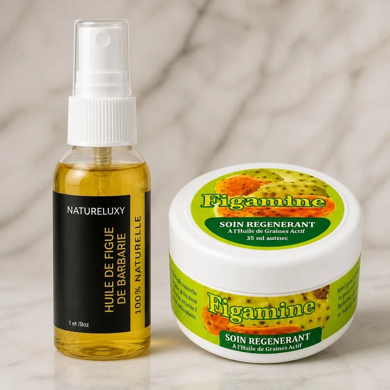 Pack Huile de Figue de Barbarie 30mL Spray + Crème de Figue de Barbarie