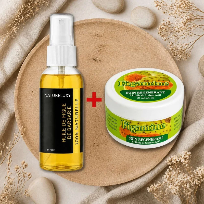 Pack Huile de Figue de Barbarie 30mL Spray + Crème de Figue de Barbarie
