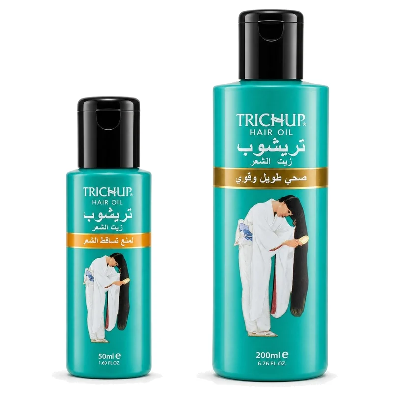 Pack Huile pour la Pousse des Cheveux 200mL + Huile Anti-chute 100mL Trichup