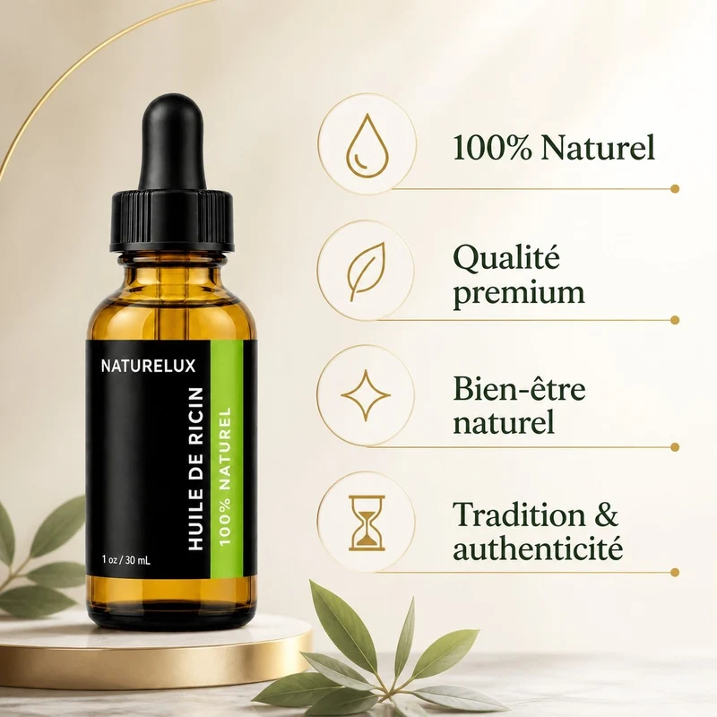 Pack Huile de Ricin Pipette 30mL + Huile de Ricin 30mL Spray + Huile de Ricin Mascara