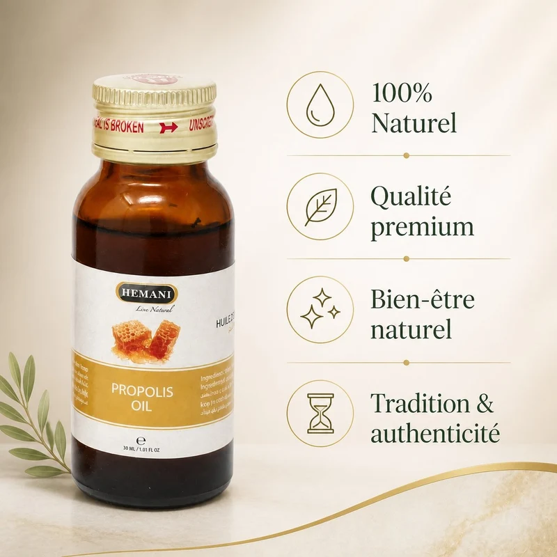 Pack Huile de Nigelle 30mL Spay + Huile de Propolis 30mL Hemani