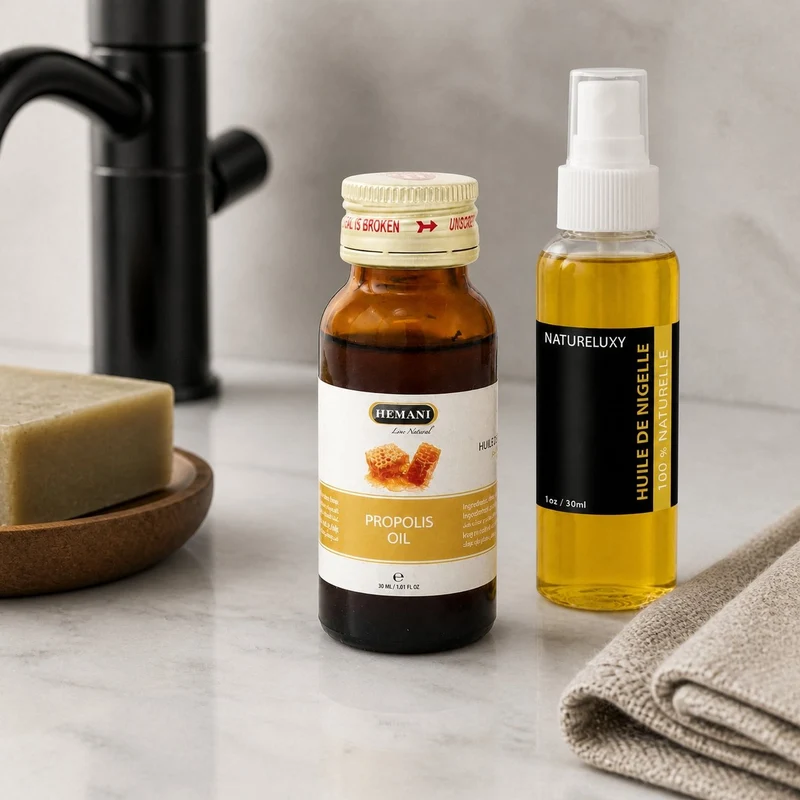 Pack Huile de Nigelle 30mL Spay + Huile de Propolis 30mL Hemani