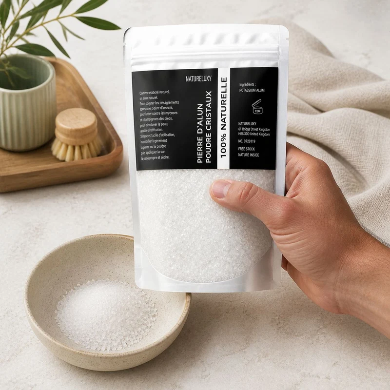 Pierre d'Alun Poudre - 250g - Déo Naturel - Potassium Medical & Care