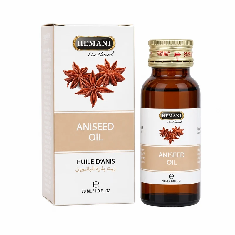 Huile d'Anis 30mL 100% Naturelle Hemani