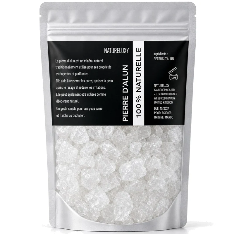 Pierre d'Alun Brute 250 g Déodorant Naturel Potassium Medical & Care