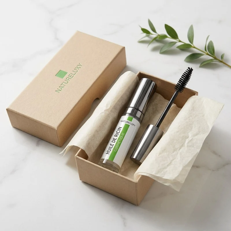 Mascara Huile de Ricin pour Cils 10 mL - Flacon rechargeable