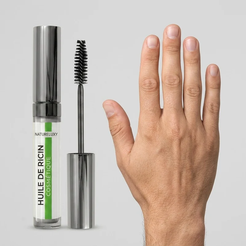 Mascara Huile de Ricin pour Cils 10 mL - Flacon rechargeable