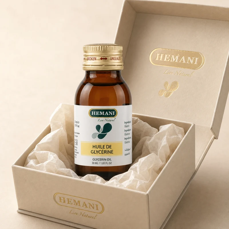 Huile de Glycérine 30mL 100% Naturelle Hemani