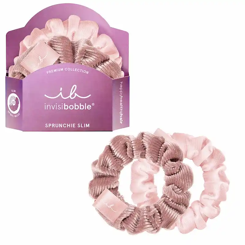 Sprunchie Slim Premium La Vie en Rose X2 - Invisibobble