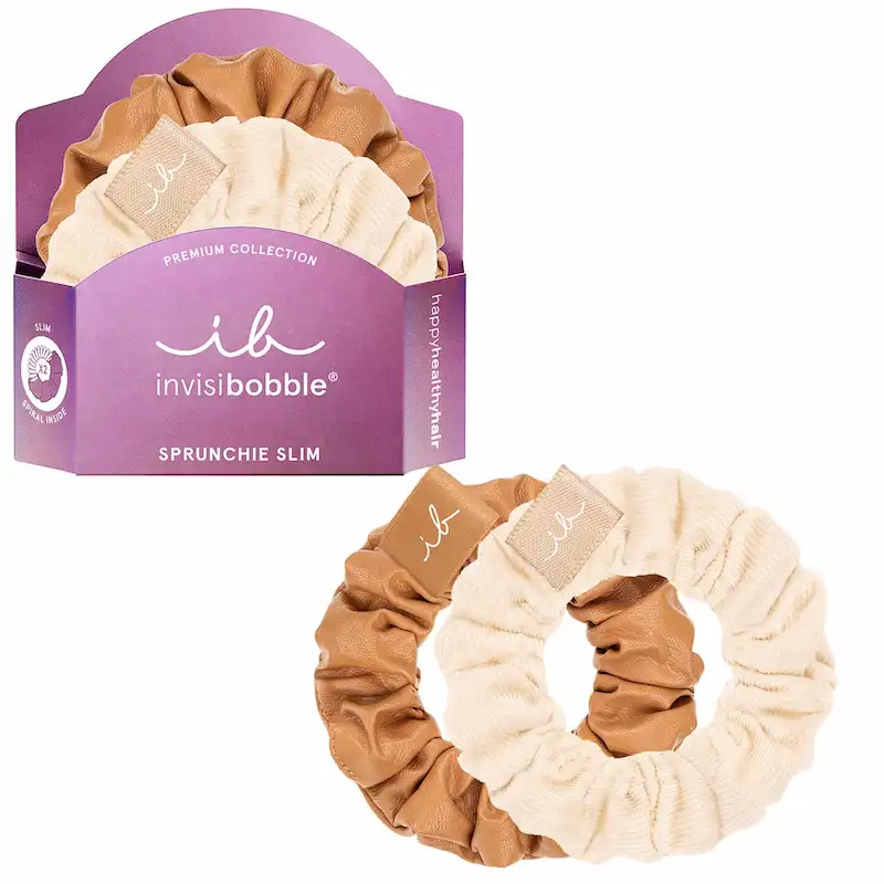 Sprunchie Slim Premium Crème de Caramel X2 - Invisibobble