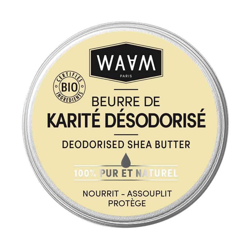 WAAM - Beurre de Karité désodorisé "Deodorised Shea Butter" - 100ml